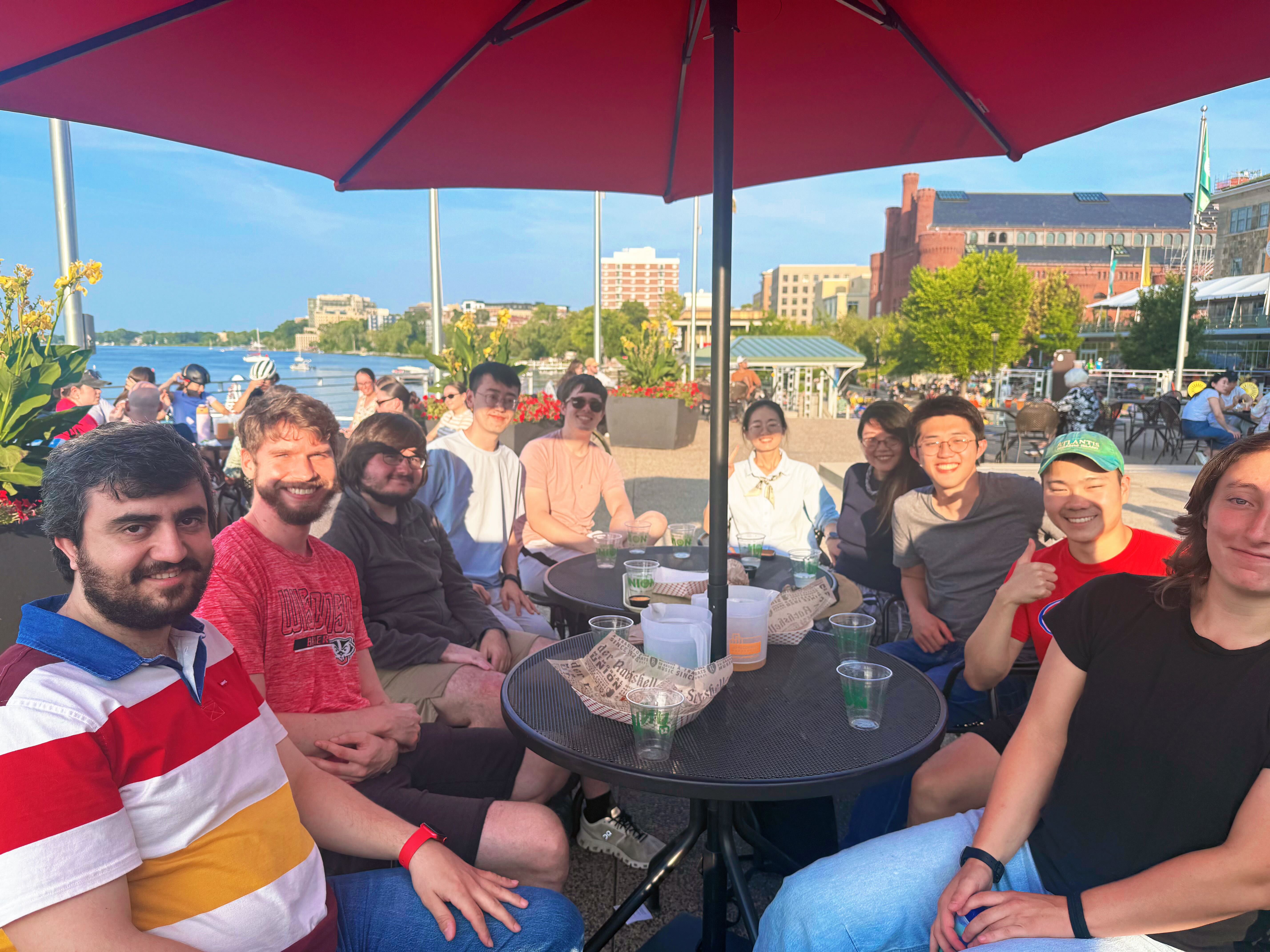 Lu Lu research group gathering in Madison, summer 2026